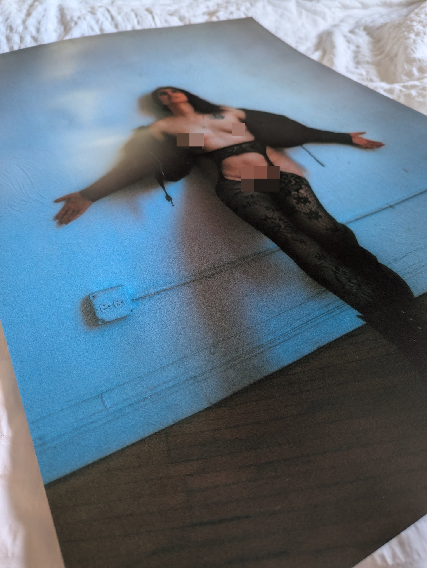 Leather Crucifix Poster